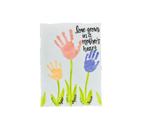 Fairfax Color Me Mine Mother's Garden Platter